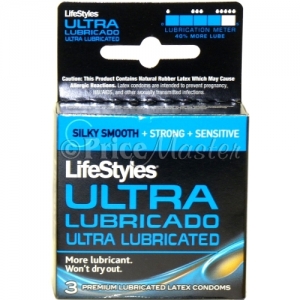 LIFESTYLES ULTRA LUBRICATED WITH SPL 3'S
