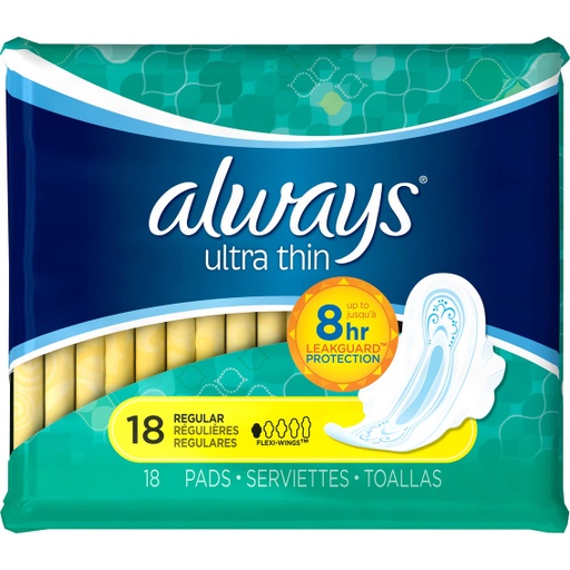 [04624] ALWAYS ULTRA THIN REG W/W 18CT