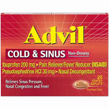 [04642] Advil Cold &amp; Sinus Caplets - DISP