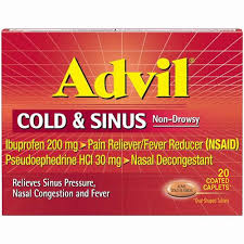 [04642] Advil Cold & Sinus Caplets - DISP