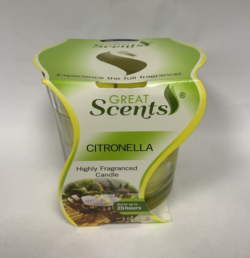 [05177] Citronella Candle 3oz