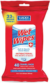 Anti- Bacterial Wet Wipes  40ct
