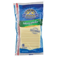 [07801] CRYSTAL FARMS CHEESE SLICE MOZZA 8OZ