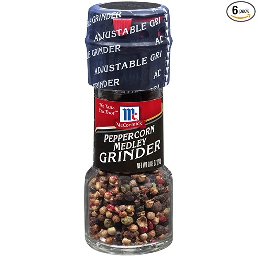 [07811] Black- Pepper-P/CORN MEDLEY GRINDER .085OZ