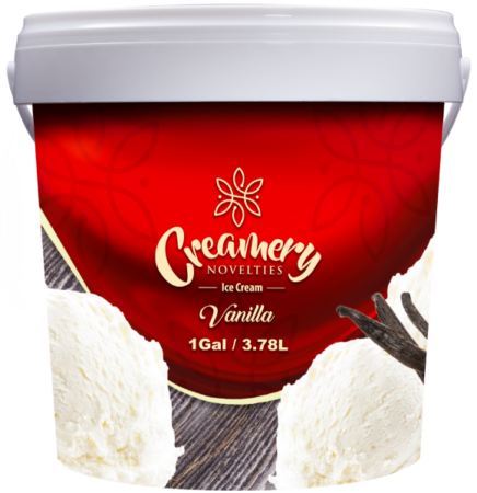[07862] CREAMERY VANILLA ICE CREAM 1 GALLON