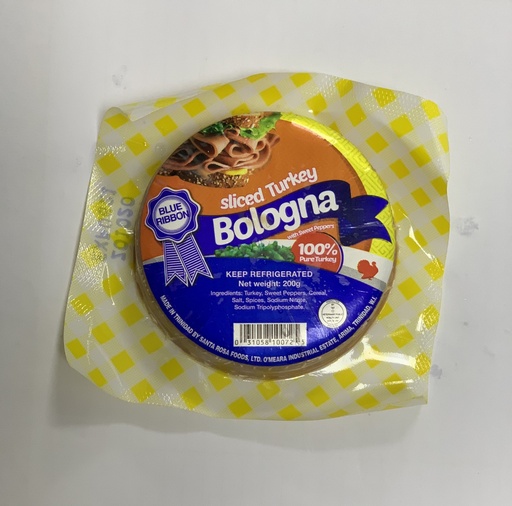 [08237] BLUE RIBBON TURKEY BOLOGNA 200G