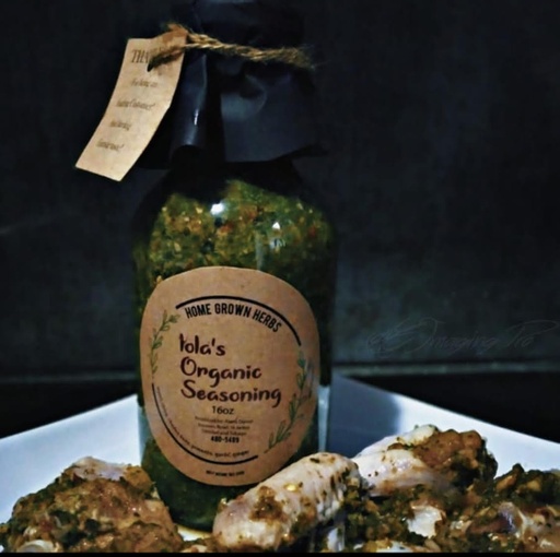 [08244] LOLA'S ORGANIC SEASONING 16OZ