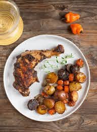 JERK CHICKEN WITH ROASTED POTATOES