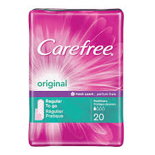 [08647] Carefree REGULAR BODY SHAPE UNSCENTED 20'S