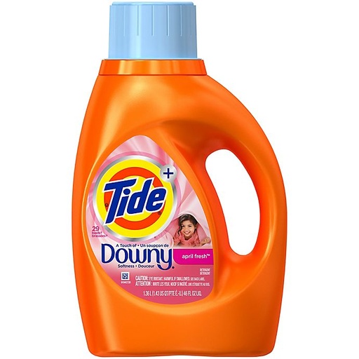 [08796] TIDE 2X HE DOWNY APRIL FRESH 46OZ