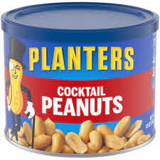[08853] PLANTERS COCKTAIL PEANUTS 12OZ
