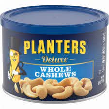 [08866] PLANTERS WHOLE CASHEWS 8.5OZ