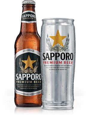 SAPPORO JAPANESE LAGER 355ML