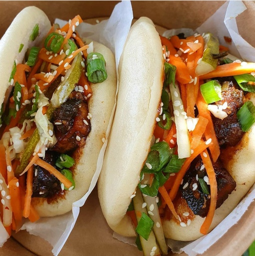 [09344] VAN'S VEGAN-CRISPY SHITAKE MUSHROOM BAOS