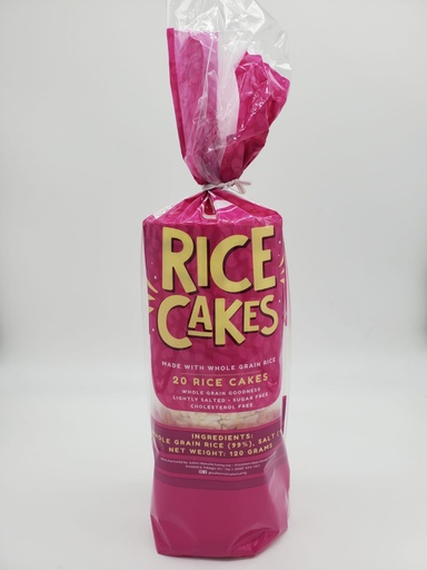 [09522] RICE CAKE - SALT 120GM