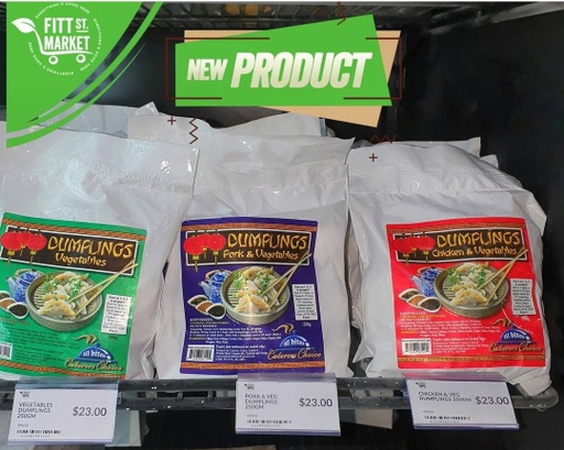 [09632] CATERERS CHOICE-PORK & VEG DUMPLINGS 250GM