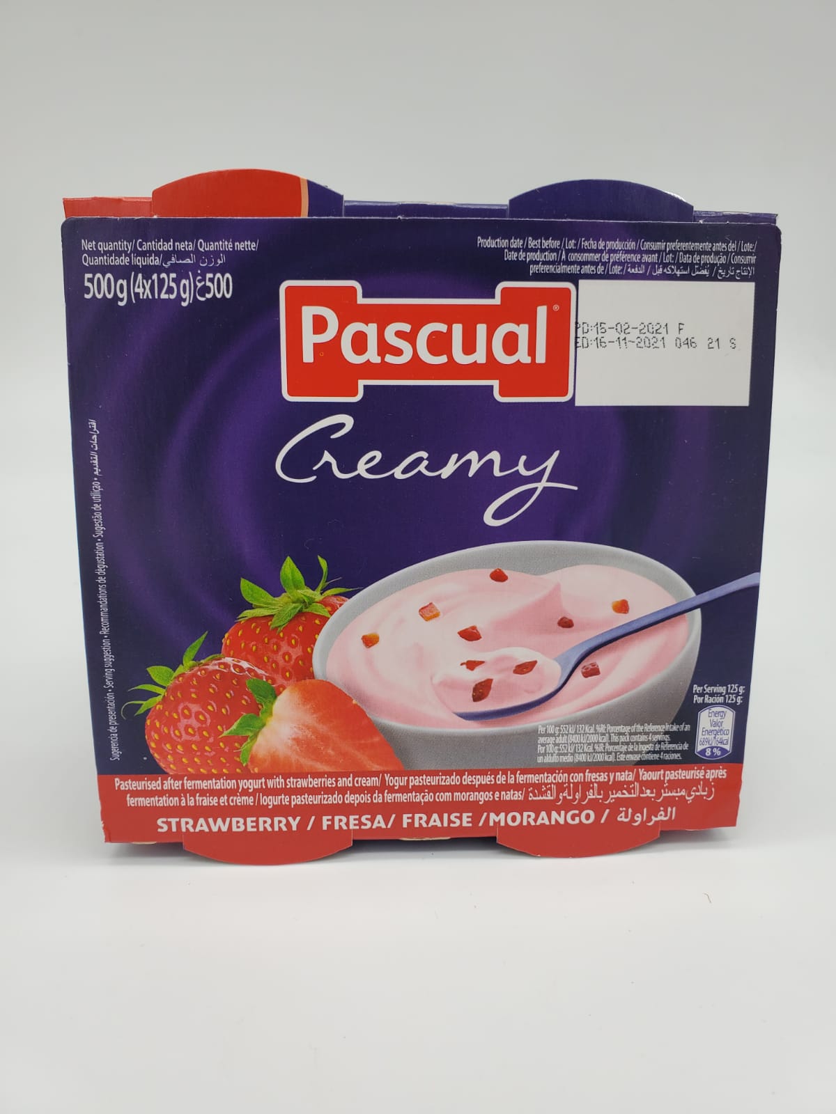 PASCUAL STRAWBERRY 125G