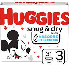 [010090] HUGGIES SNUG & DRY JUMBO STEP 3 (LG) 31CT