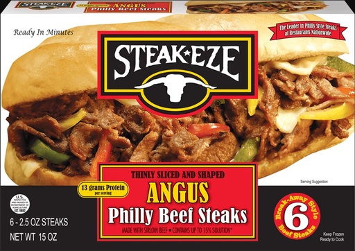 [010191] SIRLOIN PHILLY BEEF STEAKS 28OZ