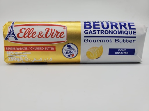 [010307] ELLE & VIRE - GOURMET BUTTER UNSALTED 250G