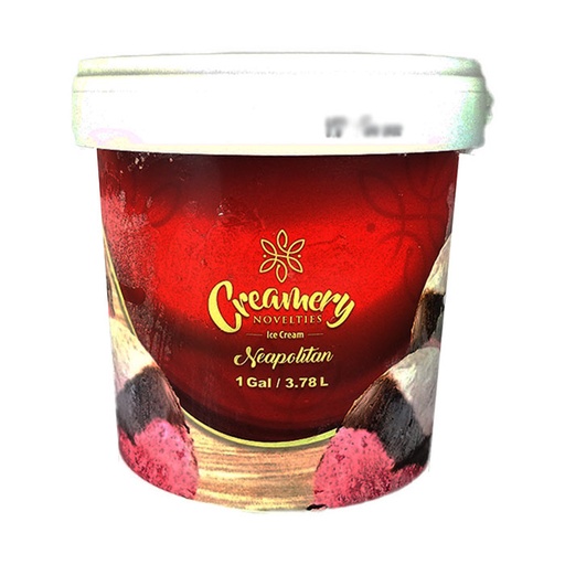 [010417] CREAMERY NEAPOLITAN ICE CREAM 1 GALLON