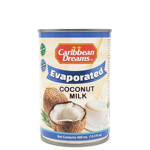[010444] CARIBBEAN DREAMS EVAPORATED COCONUT MILK 400ML