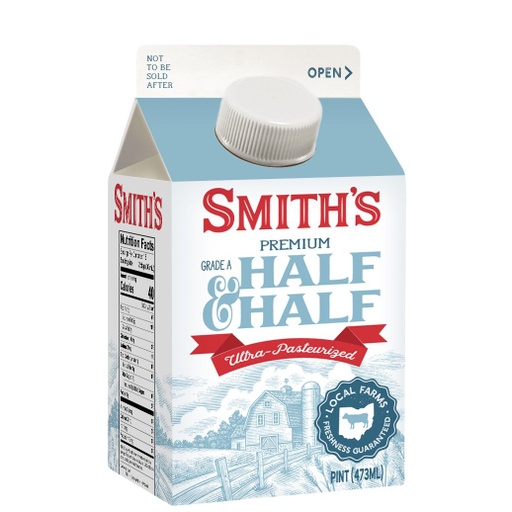 SMITH'S HALF & HALF 16OZ