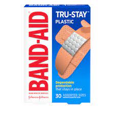 [010577] BAND-AID PLASTIC TRU-STAY ASSORTED 30'S
