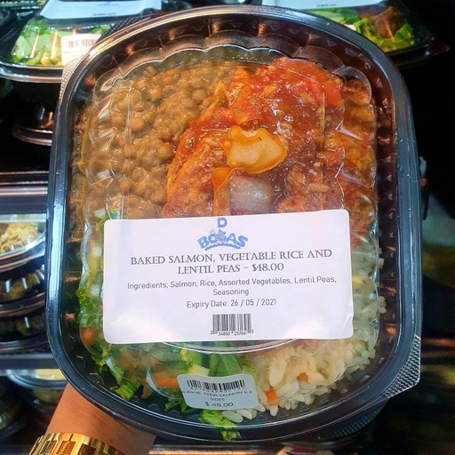 [10763] BAKED FISH & 2 SIDES