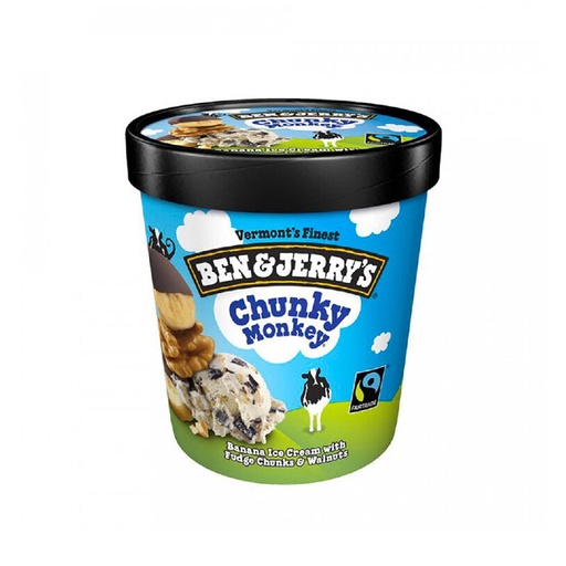 [10800] BEN & JERRY CHUNKY MONKEY  1 PINT