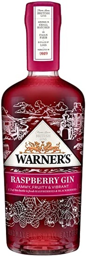 [10825] WARNER'S RASPBERRY GIN 70CL