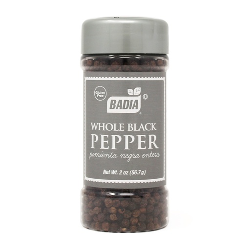 [10862] BADIA BLACK PEPPER WHOLE 2OZ