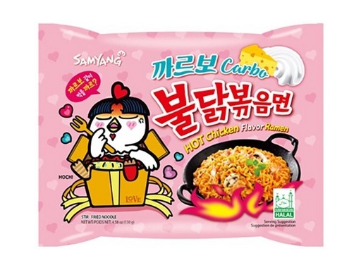 [10992] SAMYANG RAMEN HOT CHICKEN CARBONARA 130G