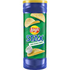 [11065] Lay's Stax Sour Cream & Onion 163g