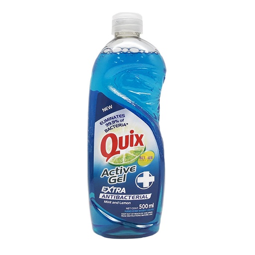 [11667] QUIX GEL ANTIBAC MINT & LEMON 500ML