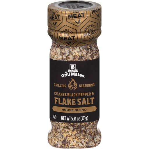 [11831] GRILL MATES COARSE BLACK PEPP & FLAKE SALT 170G
