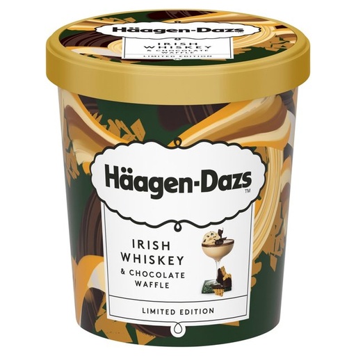 [11854] Haagen Daz Irish Whiskey & Chocolate Waffle 460ml