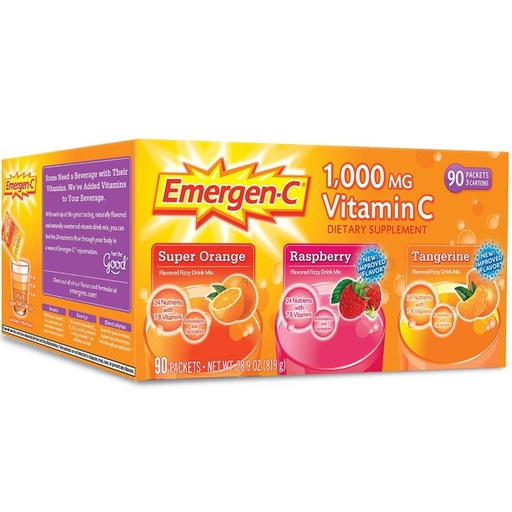 [11862] EMERGEN-C ASSORTED 90CT