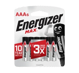 [11864] Energizer Max AAA6
