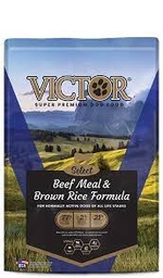 [12005] VICTOR BEEF &amp; BROWN RICE 15LBS