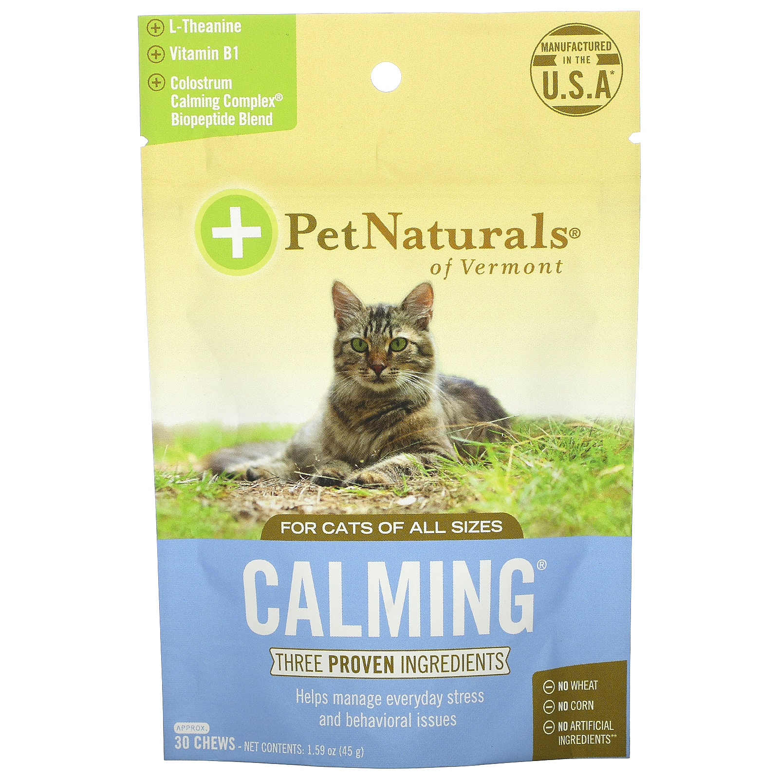 PETNATURALS - CALMING FOR CATS 45G