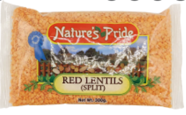 [12170] NATURE'S PRIDE - RED LENTILS 300G