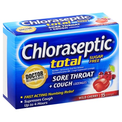 [12257] CHLORASEPTIC S/THR LOZ WILD CHERRY (15PCS)