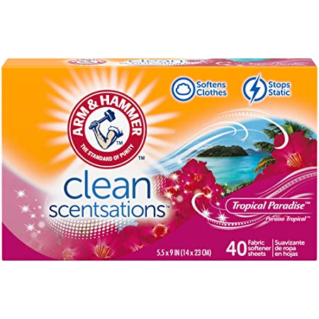 [12385] A&H FABRIC SOFTENER SHEETS - TROP PARADISE (40)