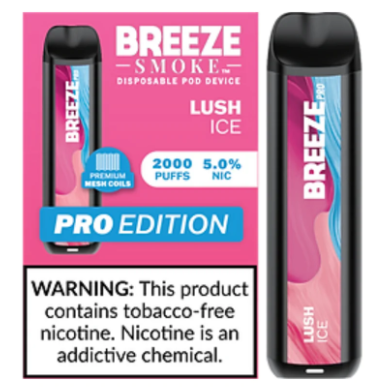 [12881] BREEZE PRO 2000 PUFF - LUSH ICE