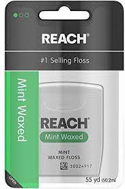 [12884] REACH MINT WAXED FLOSS 55YDS