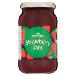 [12899] Morrisons Strawberry Jam 454g