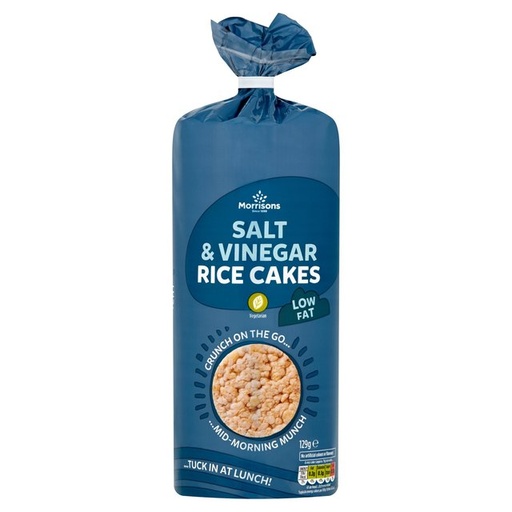 [12901] Morrisons Salt & Vinegar Rice Cake 129g