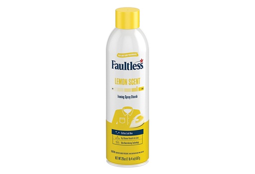 [12911] FAULTLESS SPRAY STARCH HVY LEMON 20OZ