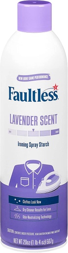 [12912] FAULTLESS SPRAY STARCH IMPECABLE LAV 20OZ